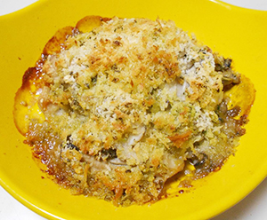 カキの香草パン粉焼き