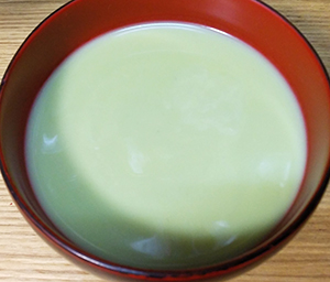 ソラ豆のすりながし